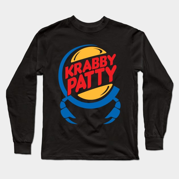 Crab Patty Long Sleeve T-Shirt by familiaritees